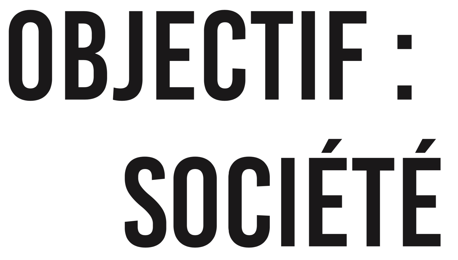 'objectif : société', Centre d'Art Contemporain Chanot, Clamart, France. 